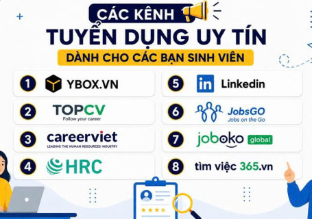 CÁC KÊNH TUYỂN DỤNG UY TÍN DÀNH CHO SINH VIÊN 
